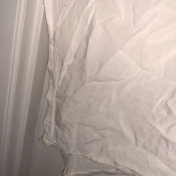 Free People Embroidered White Rayon Tank Top XS - Picture 6 of 9